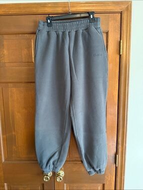 Comfrt Charcoal Gray Fleece Joggers